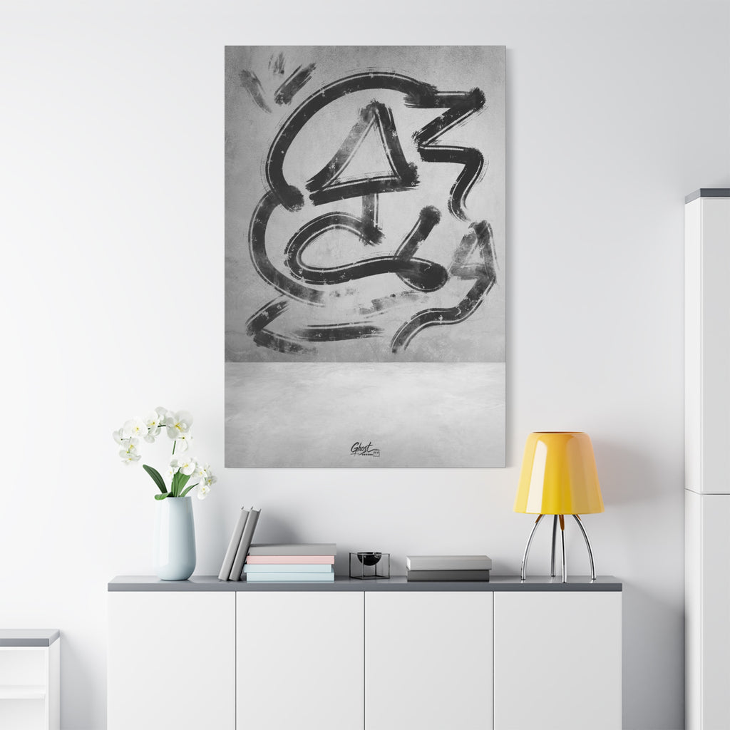 All Nature Abstract Line Series matte canvas wall art print
