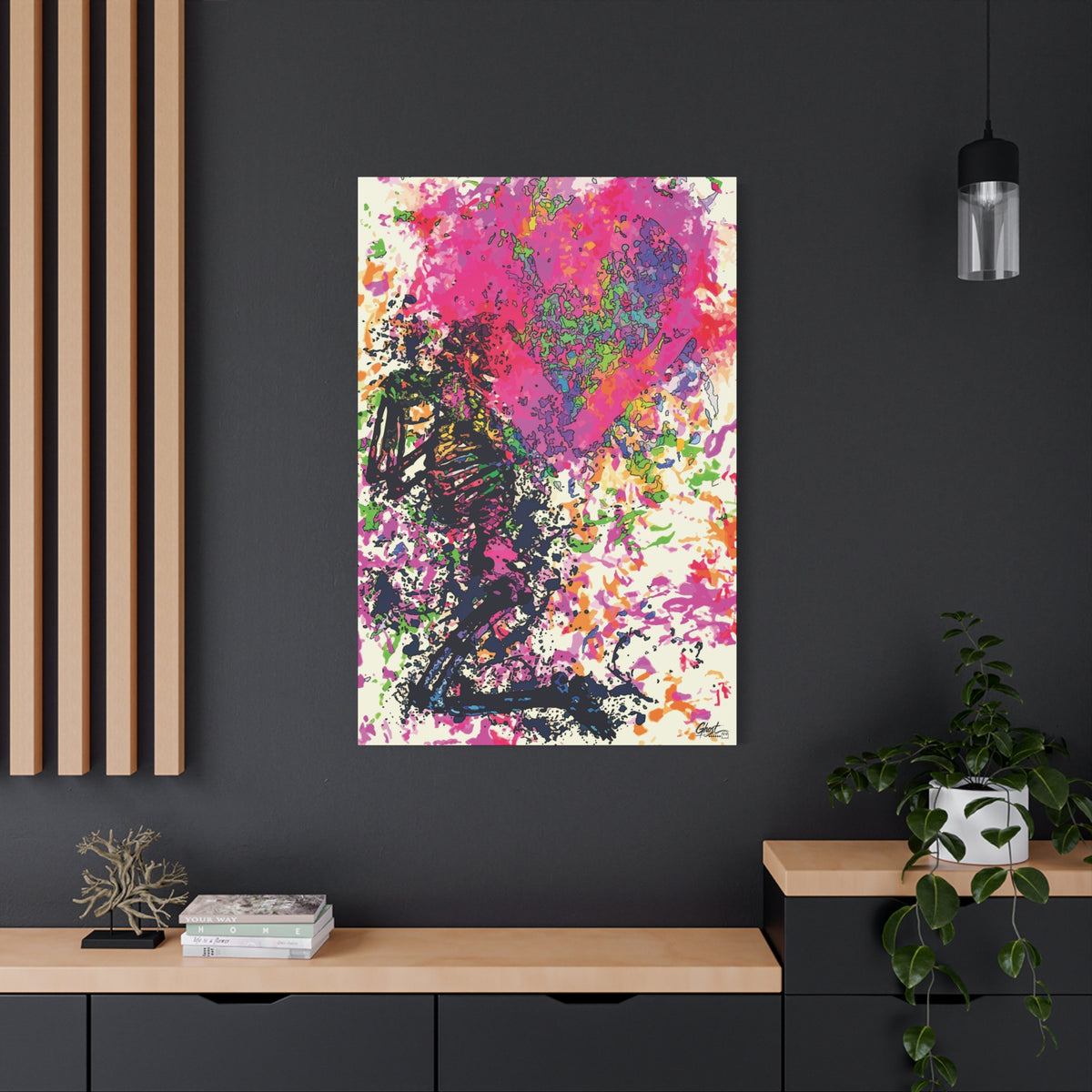 Waiting on My Love Mindset Series matte canvas wall art print