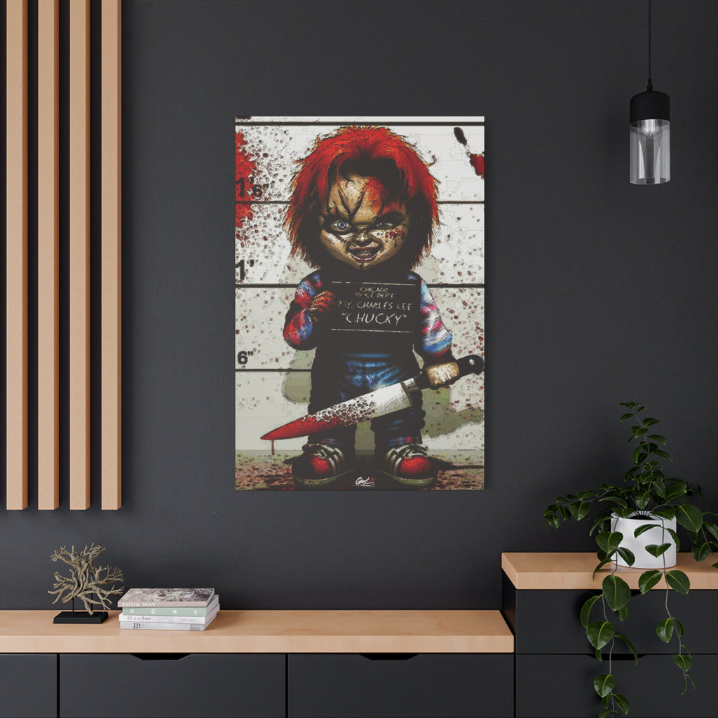 Best Friends Forever Horror Series matte canvas wall art print