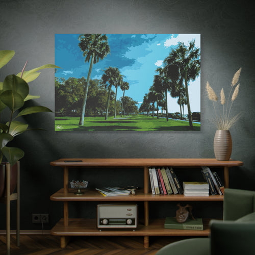The Battery (Original) Charleston Series matte canvas wall art print