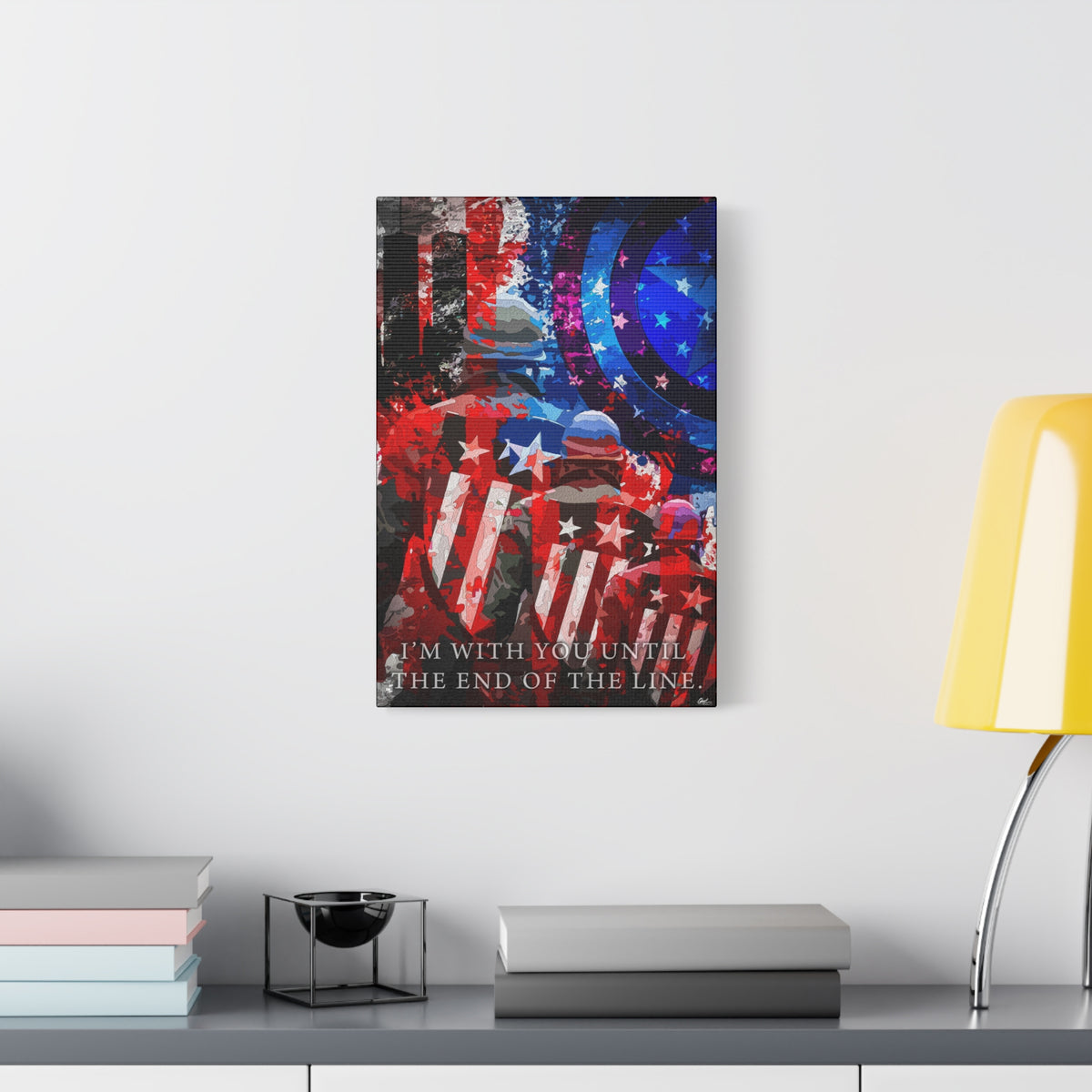 9/11 Never Forget Military Series matte canvas wall art print