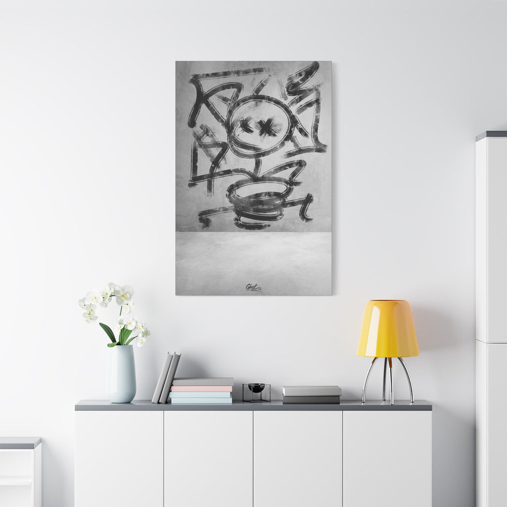 Going Crazy Abstract Line Series matte canvas wall art print