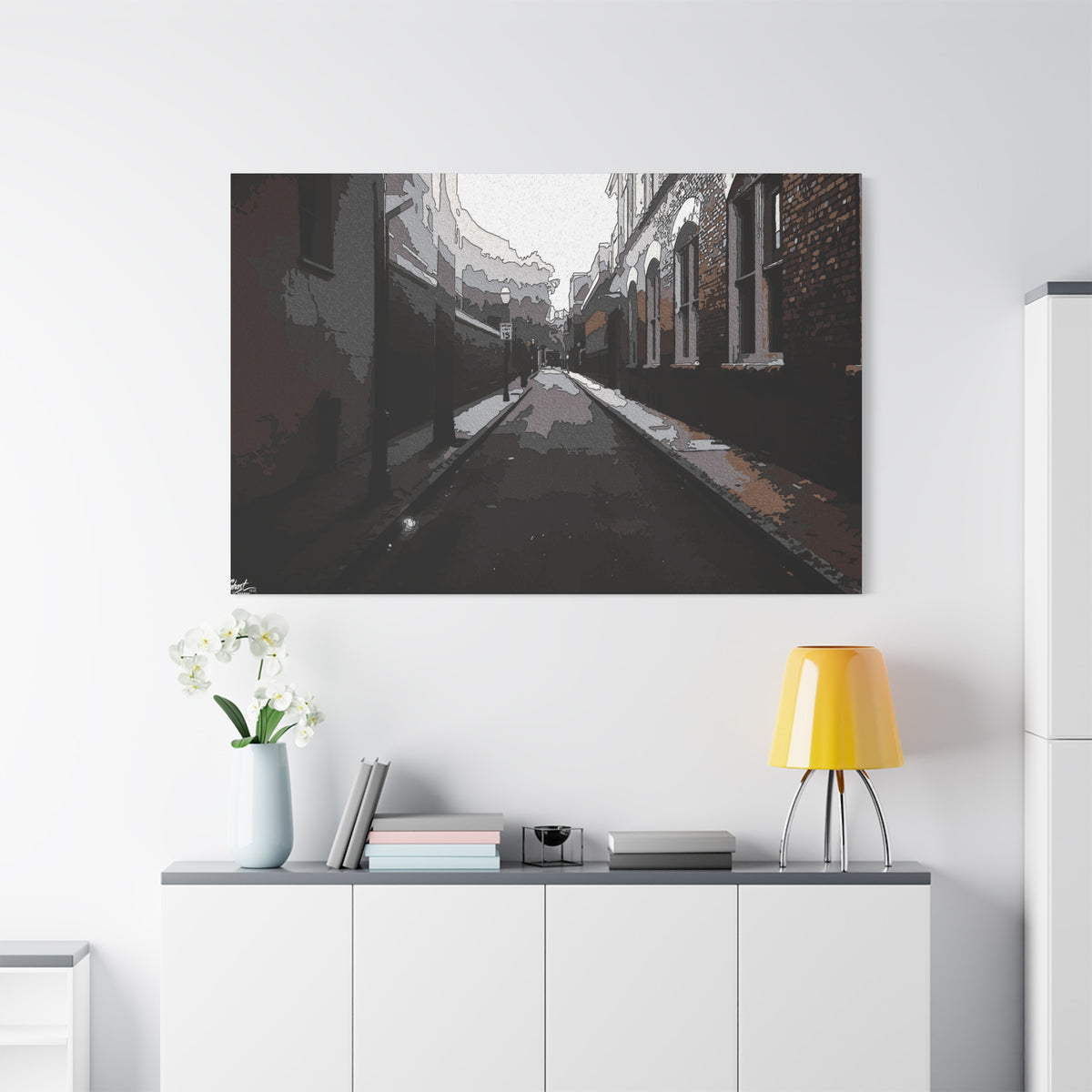 Charleston One Way Charleston Series matte canvas wall art print