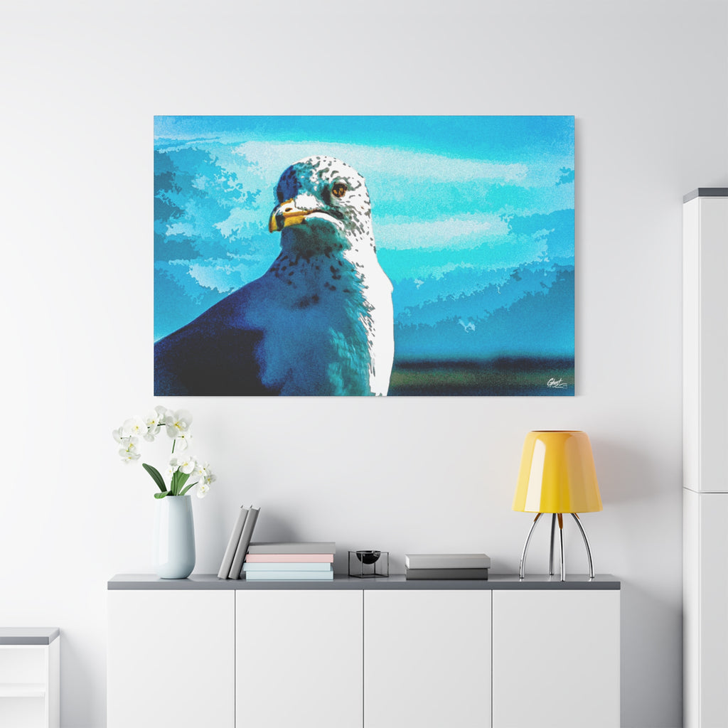 Carolina Seagull Charleston Series matte canvas wall art print