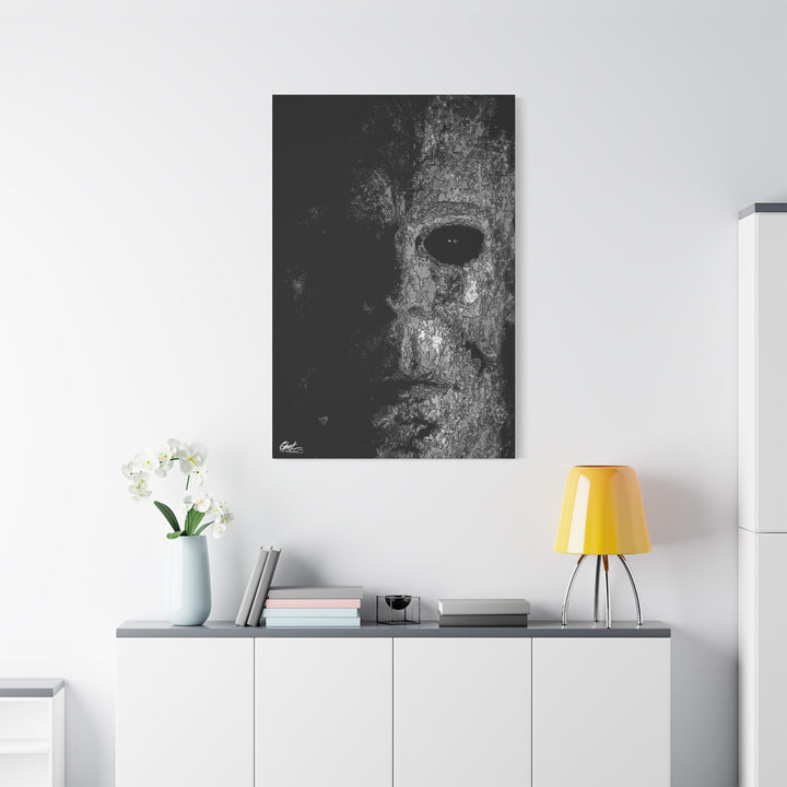 Stalk at Night Horror Series matte canvas wall art print
